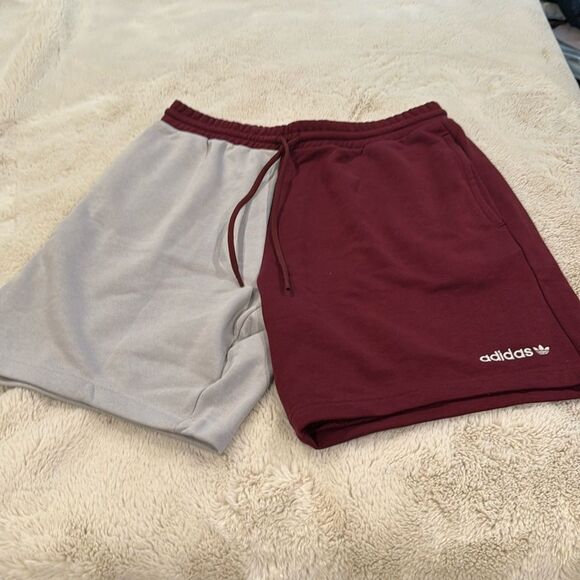 Adidas size, large sweatshirts, burgundy, and gray new with tag - Picture 1 of 3